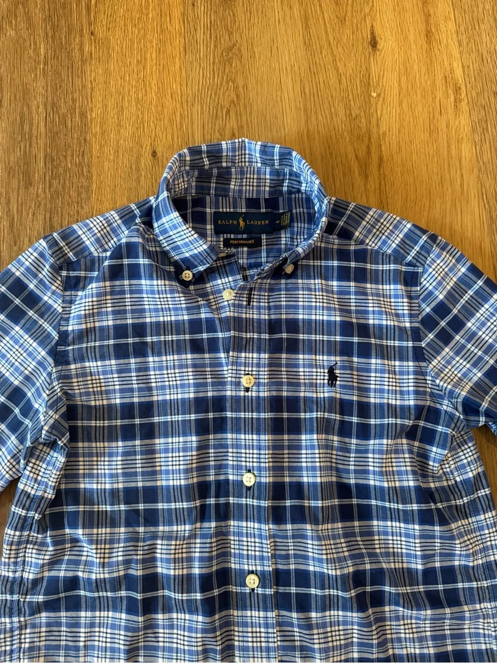 Ralph Lauren Performance boys button down shirt Sz 6